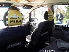Великолепный секс с таксистом в тачке